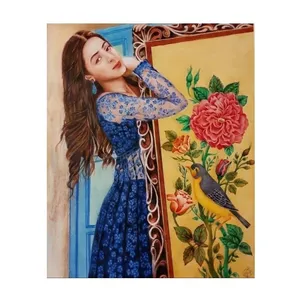 نقاشی آبرنگ به سبک رئالیسم مدل بهار