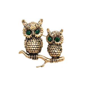 گل سینه زنانه مدل جغد کد ۰۱