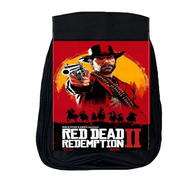 کوله پشتی مدرسه مدل red dead کد v1