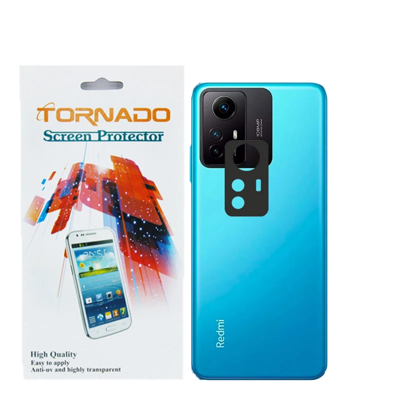 محافظ لنز دوربین تورنادو مدل فلزی مناسب برای گوشی موبایل شیائومی Note 12S بسته 40 عددی