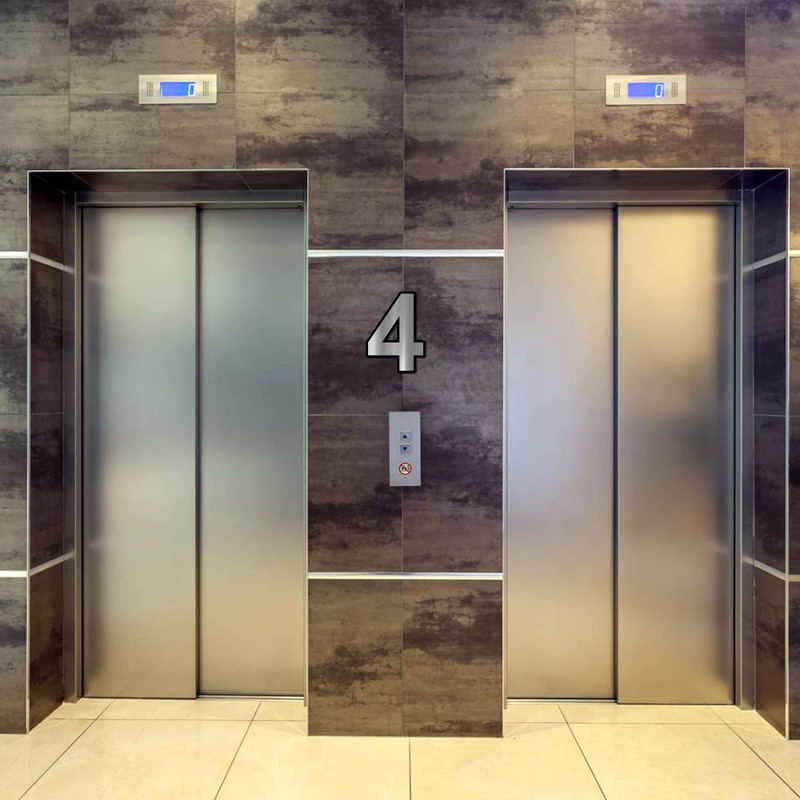 تابلو راهنما آژنگ طرح مستطیل مدل شماره و اعداد کد NUS-1-416