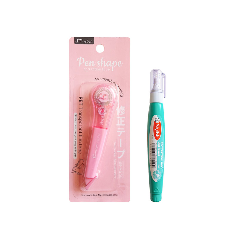 غلط گیر نواری مدل pen shape به همراه غلط گیر مایع