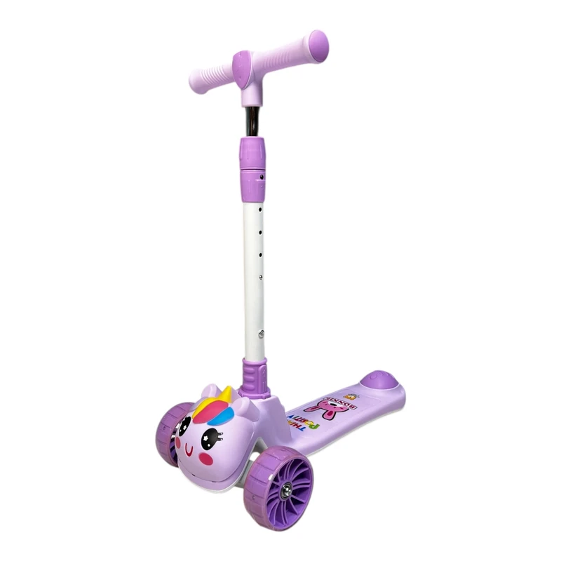 اسکوتر کودک مدل تعادلی موزیکال چراغدار RZ907  ظرفیت وزنی 45 کیلوگرم