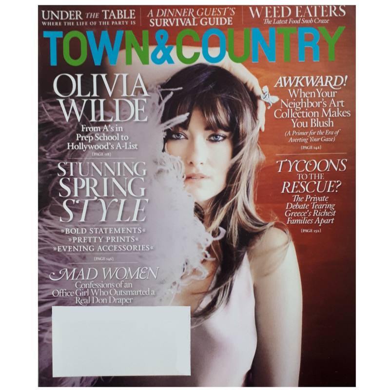 مجله Town and Country مارچ 2012