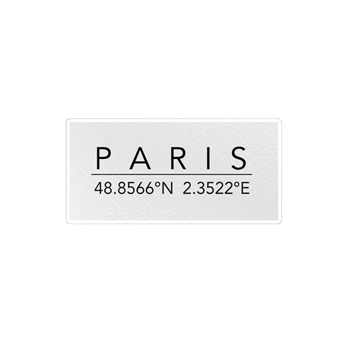 استیکر لپ تاپ ماسا دیزاین طرح موقعیت جغرافیایی Paris مدل STK1419