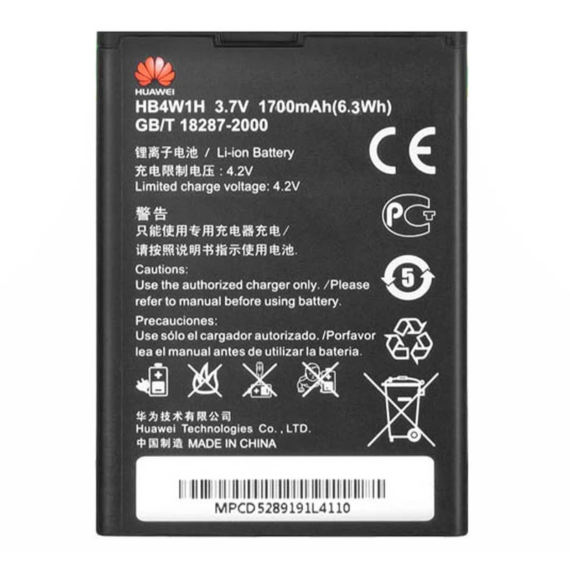 باتری موبایل مدل HB4WI ظرفیت 1700 میلی آمپر ساعت مناسب برای گوشی موبایل هوآوی G525
