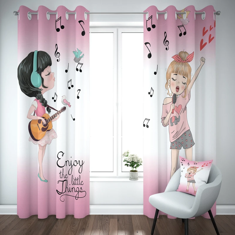 پرده مدل 1067 سایز 140×280 سانتی متر 