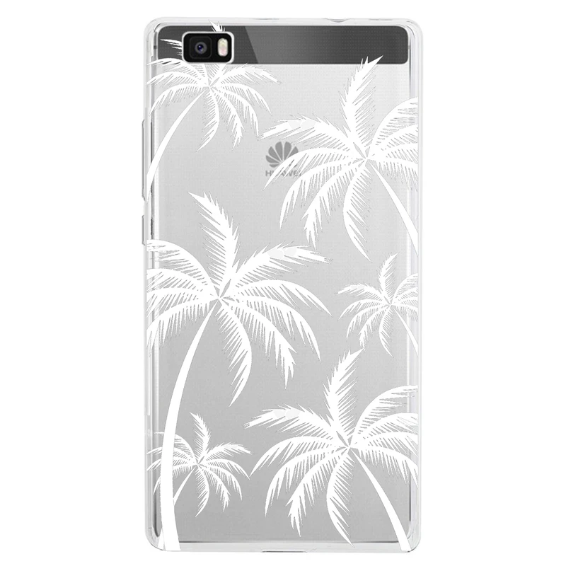 کاور مگافون طرح نخل مدل C52-W مناسب برای گوشی موبایل هوآوی P8 Lite