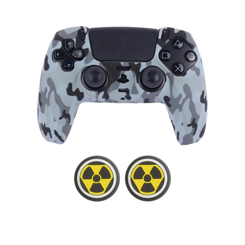 محافظ دسته بازی پلی استیشن5 مدل Army9 به همراه روکش آنالوگ بسته دو عددی 