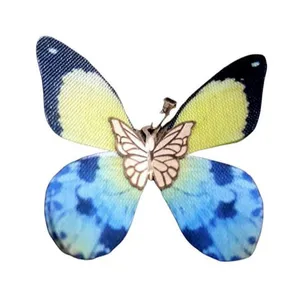 آویز گردنبند طلا 18 عیار زنانه مدل پروانه کد K46