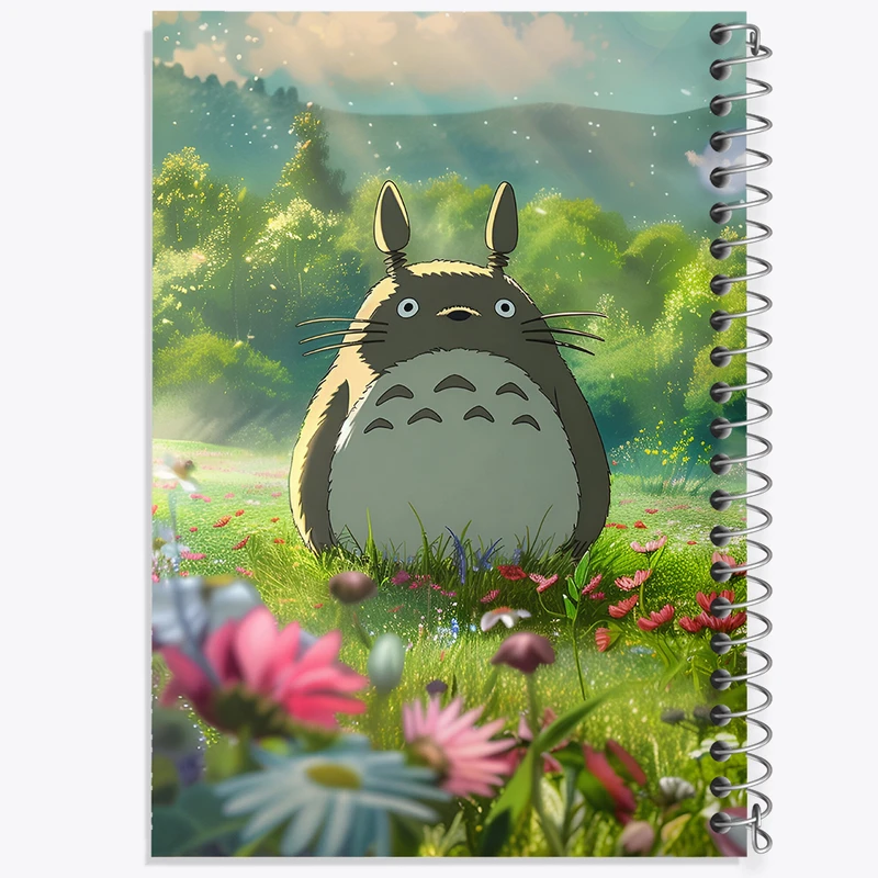 دفتر مشق 100 برگ خندالو طرح انیمه توتورو (Totoro) کد F5580
