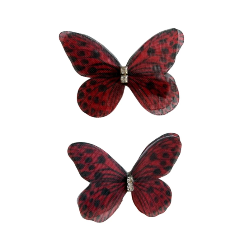 گیره مو زنانه مدل پروانه 5 مجموعه 2 عددی