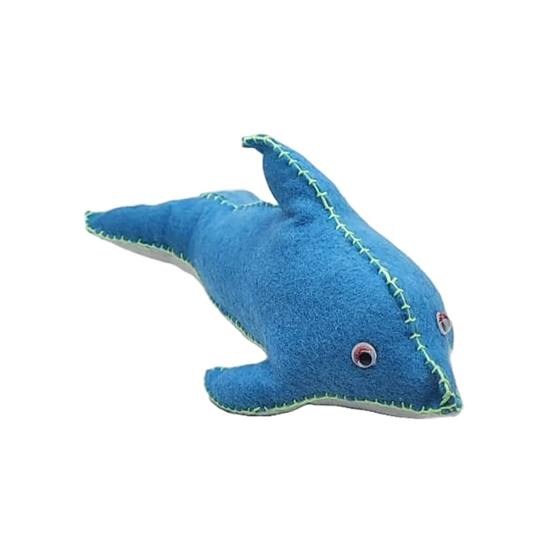 عروسک نمدی طرح شارک ارتفاع 10 سانتی متر