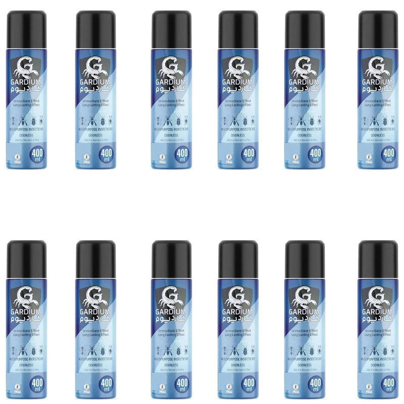 حشره کش گاردیوم مدل AG25 حجم 400 میلی لیتر بسته 12 عددی