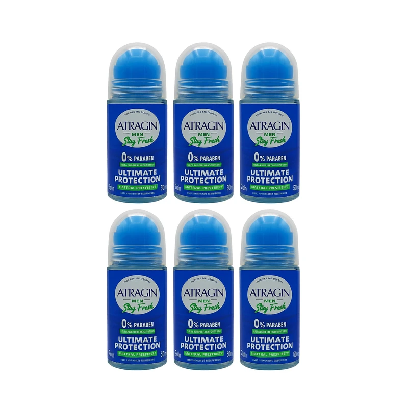 رول ضد تعریق مردانه عطرآگین مدل التیمیت پروتکشن حجم 50 میلی لیتر مجموعه 6 عددی