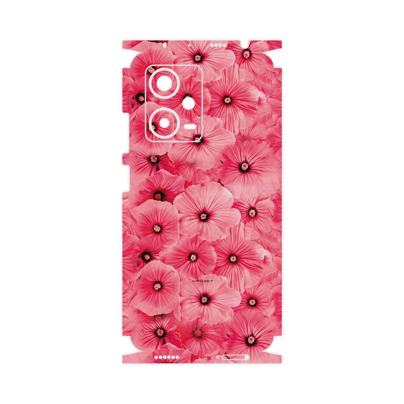 برچسب پوششی ماهوت مدل Pink_Flower-FullSkin مناسب برای گوشی موبایل شیائومی Redmi Note 12 Pro Plus