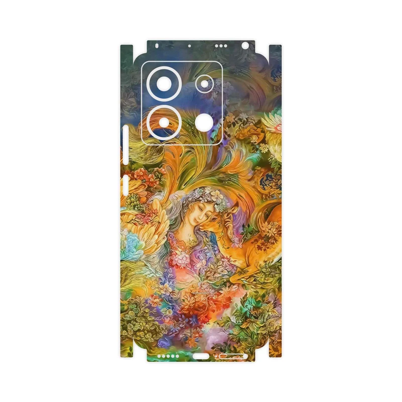 برچسب پوششی ماهوت مدل Persian miniature 3-FullSkin مناسب برای گوشی موبایل شیائومی Redmi Note 13 Pro 5G