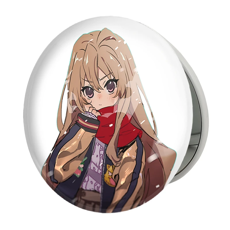 آینه جیبی خندالو طرح تایگا انیمه تورادورا مدل تاشو کد 32475