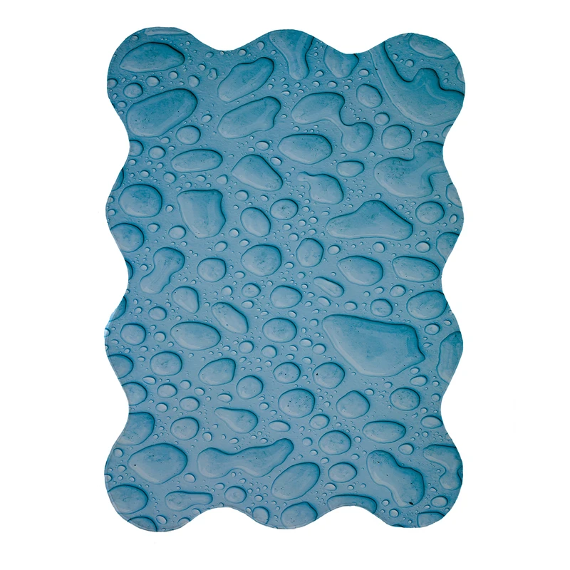 پادری مدل دالبر طرح آبرنگی کد 9243 سایز 80x110 سانتی متر ا