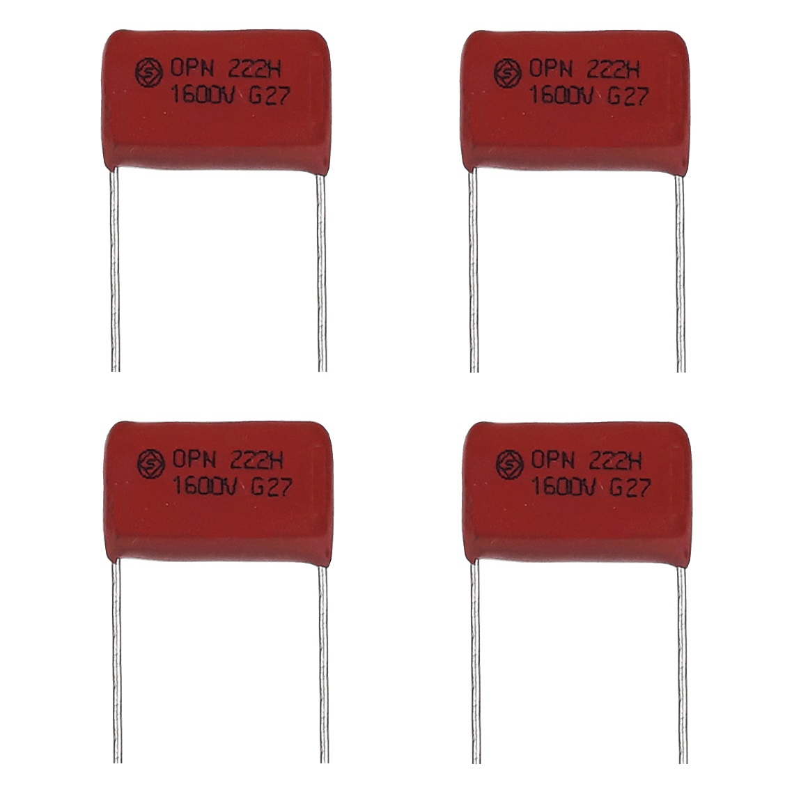 خازن 2.2 نانو فاراد مدل 1600V بسته 4 عددی