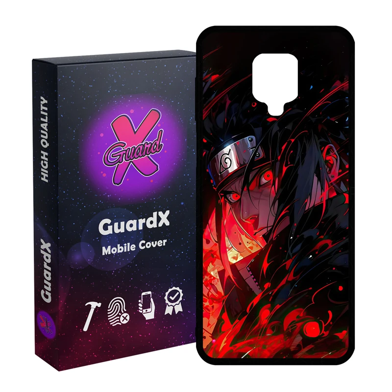 کاور گارد ایکس طرح ایتاچی انیمه مدل Glass10690 مناسب برای گوشی موبایل شیائومی Redmi Note9 Pro/Note 9 Pro Max/Redmi Note 9S/MI Poco M2 Pro