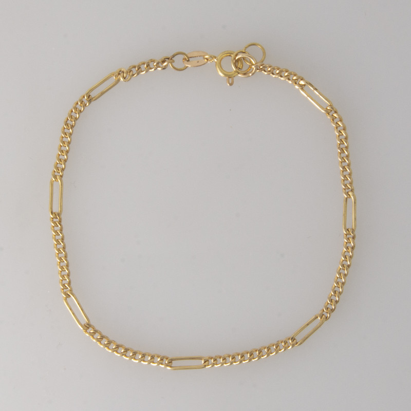 دستبند طلا 18 عیار زنانه الن نار مدل فيگارو 67128