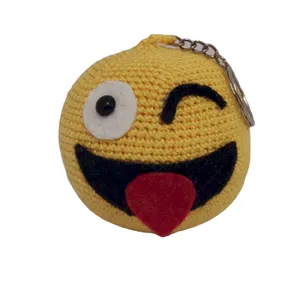 جاکلیدی مدل عروسک بافتنی آویز ایموجی کد 90004 