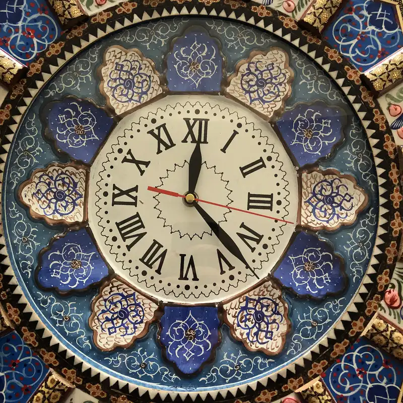 ساعت خاتم کاری طرح گل و مرغ کد GR32