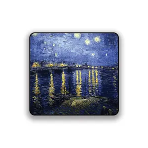 زیر لیوانی طرح نقاشی شب