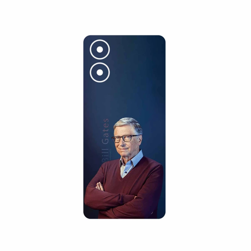 برچسب پوششی ماهوت مدل Bill_Gates مناسب برای گوشی موبایل موتورولا Moto G04s