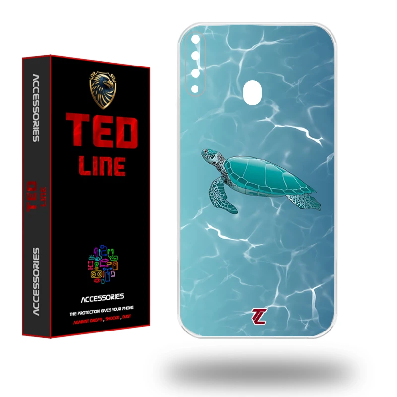 کاور تد لاین طرح لاک پشت کد 1100 مناسب برای گوشی موبایل سامسونگ Galaxy A20S