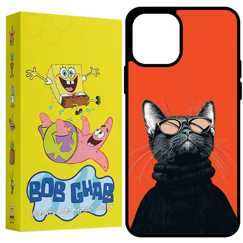 کاور باب قاب طرح گربه مدل BCP12 مناسب برای گوشی موبایل اپل iPhone 12