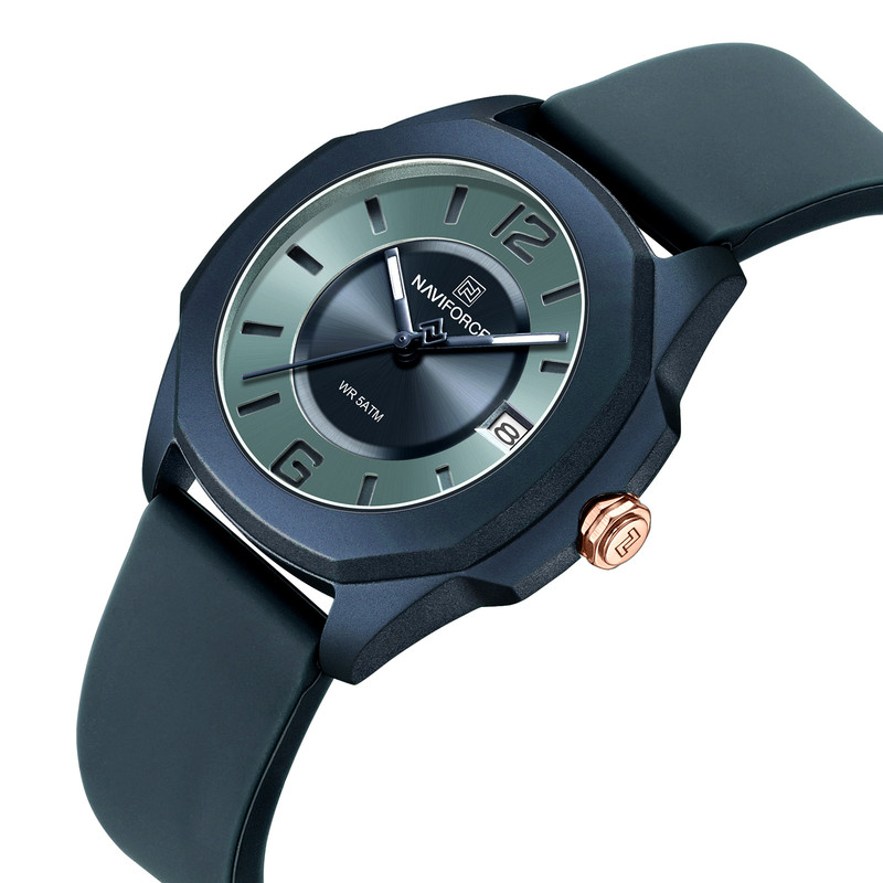 ساعت مچی عقربه‌ای زنانه نیوی فورس مدل naviforce 7107