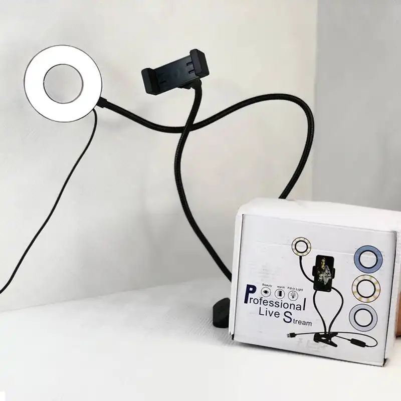 رینگ لایت مدل گیره ای