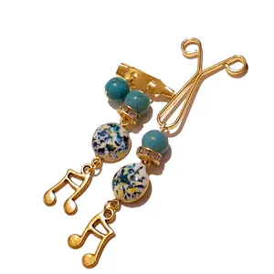 ست گیره روسری و سنجاق سینه زنانه مدل PM99