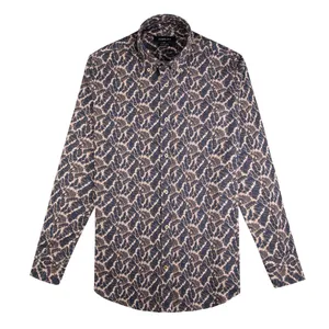 پیراهن آستین بلند مردانه کروم مدل پشمی 2220115