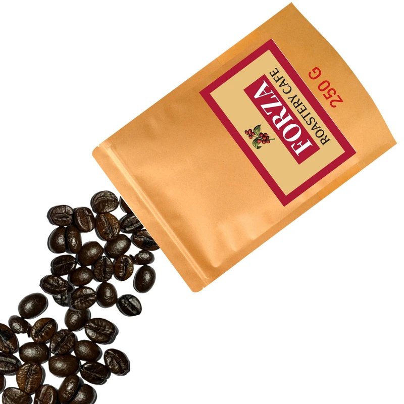 عکس شماره 2 : پودر قهوه اسپرسو فول کافئین فورزا-250 گرم