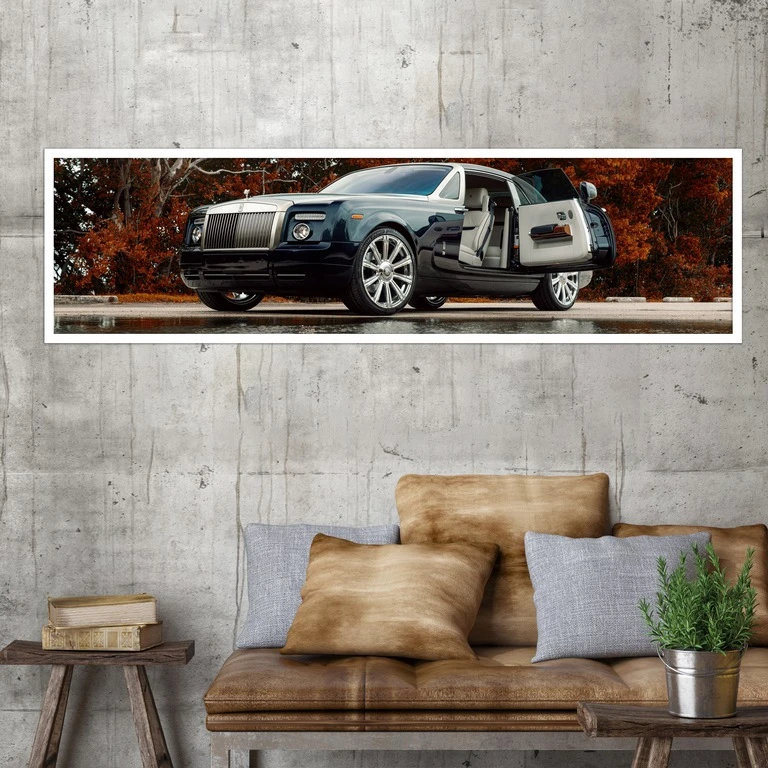 تابلو بکلیت طرح ماشین رولز رویس مدل کشیده W-7920