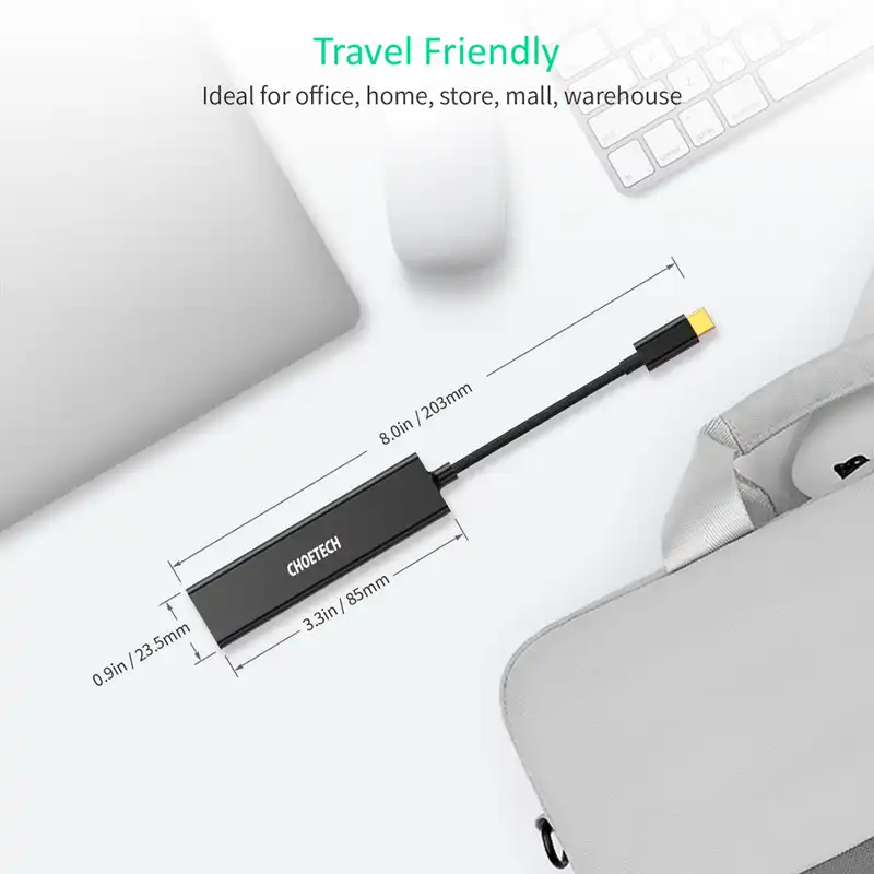 هاب 4 پورت USB-C چویتک مدل HUB_U02