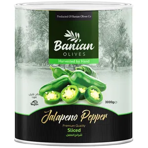 ترشی فلفل هالوپینو بانیان - 3 کیلوگرم
