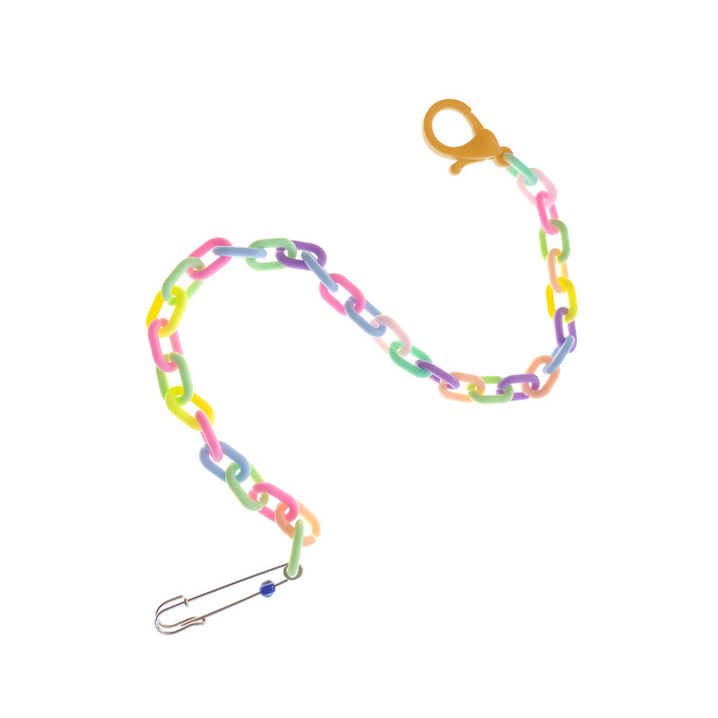 زنجیر پستانک مدل هفت رنگ کد 01