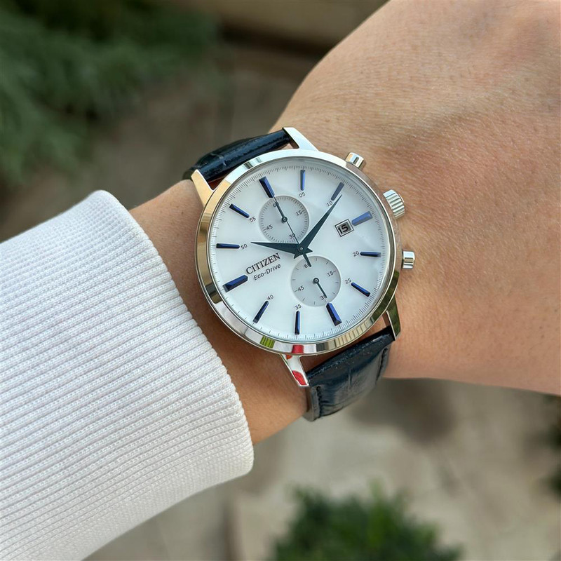 ساعت مچی عقربه‌ای مردانه کوارتز کرونوگراف سیتی زن مدل CA7069-16A