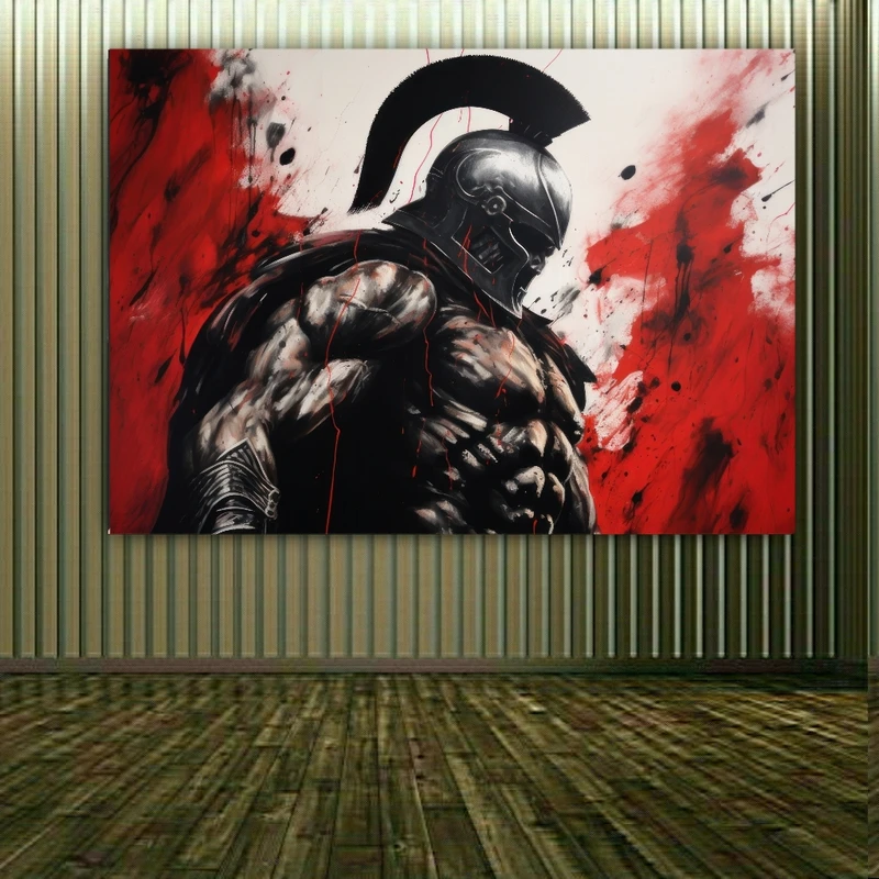 تابلو بوم طرح مخمل مدل قهرمان کرنلیوس بیتون کد FP103821