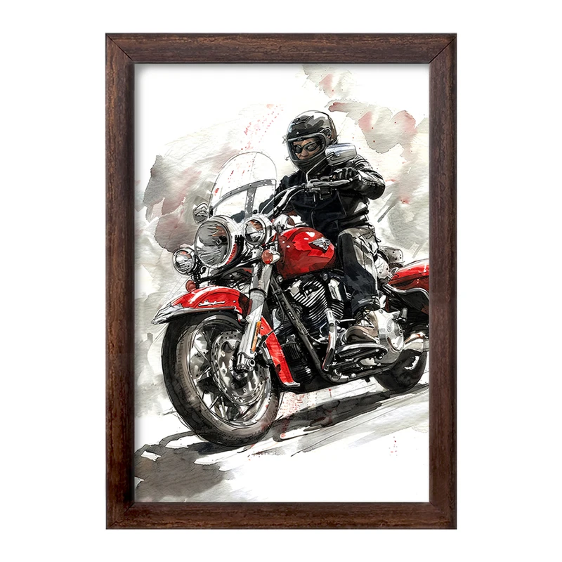 تابلو خندالو طرح موتور سیکلت (Motorcycle) کد F793