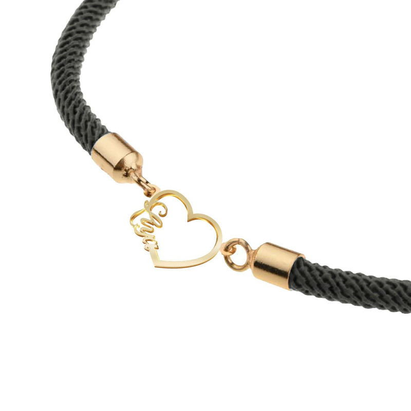 دستبند طلا 18 عیار زنانه مدوپد مدل اسم لیا liya کد DB27-10493