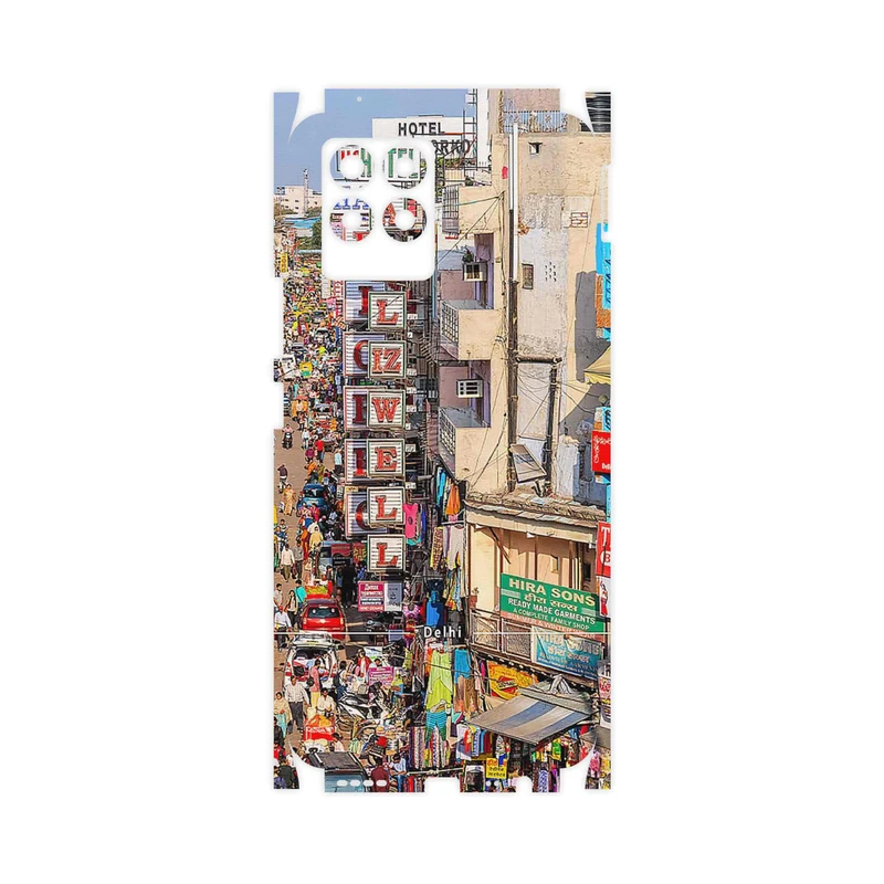 برچسب پوششی ماهوت مدل City of Delhi-FullSkin مناسب برای گوشی موبایل ریلمی 8 Pro