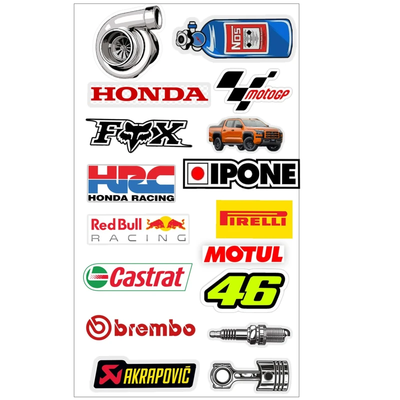 برچسب مدل اسپرت ماشین و موتور کد 995