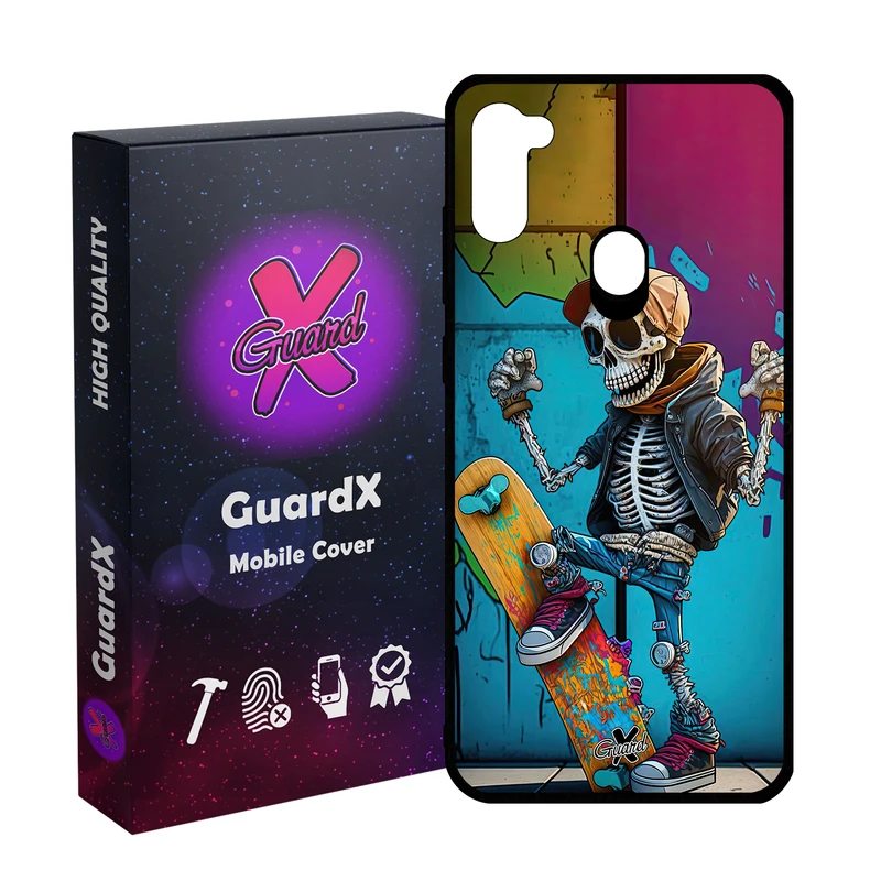 کاور گارد ایکس طرح اسکلت مدل Glass10603 مناسب برای گوشی موبایل سامسونگ Galaxy A11/M11