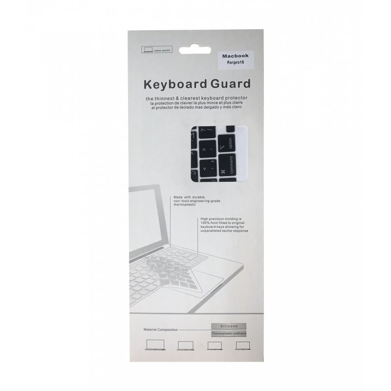 محافظ کیبورد با حروف فارسی مدل k2338 مناسب برای لپ تاپ اپل Macbook pro 13 2020