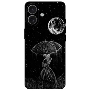 Megafone Girl and Moon 1369 Cover For Apple iPhone 17
